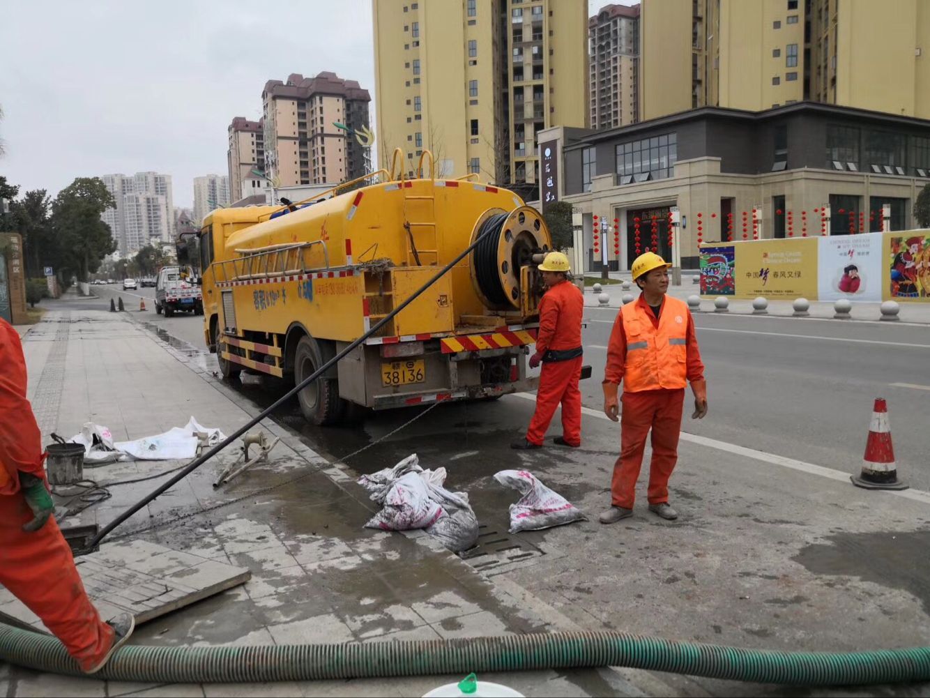 顺平排污管道清淤-管道清洗